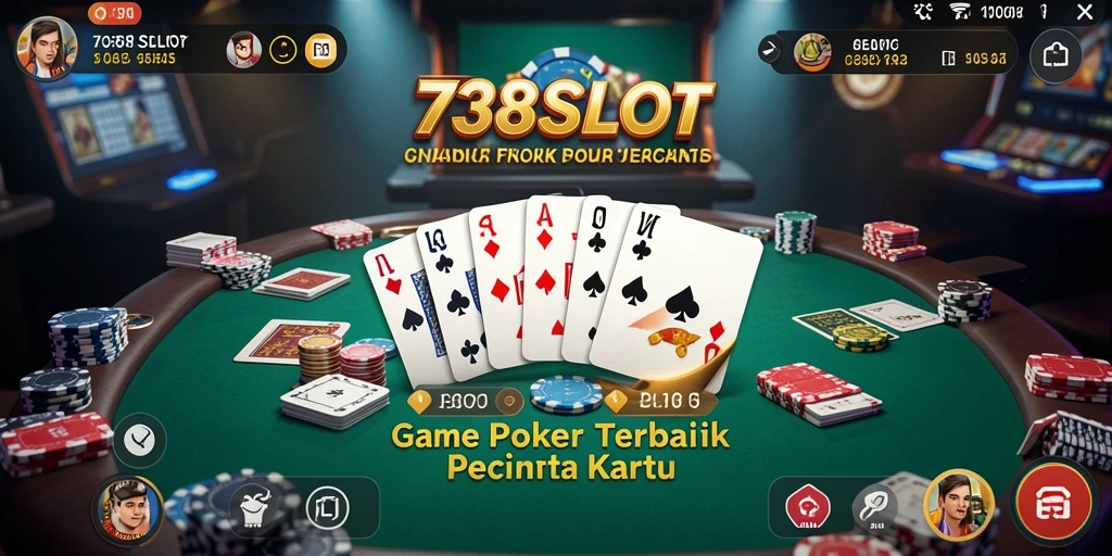 Screenshot gameplay Poker yang mendebarkan di 738SLOT.