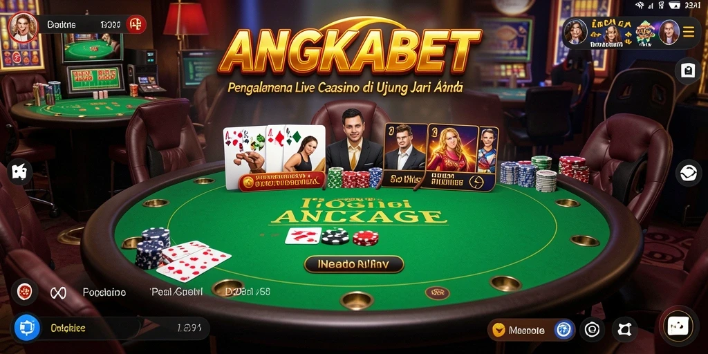 Tampilan gameplay Live Casino yang seru dan interaktif.