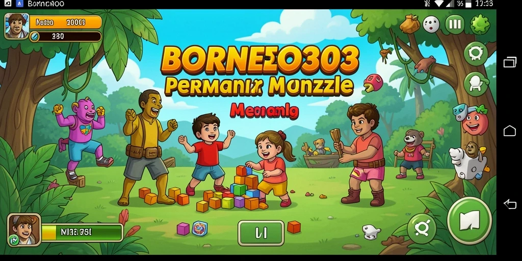 Tangkapan layar aksi gameplay Puzzle yang menarik di BORNEO303.