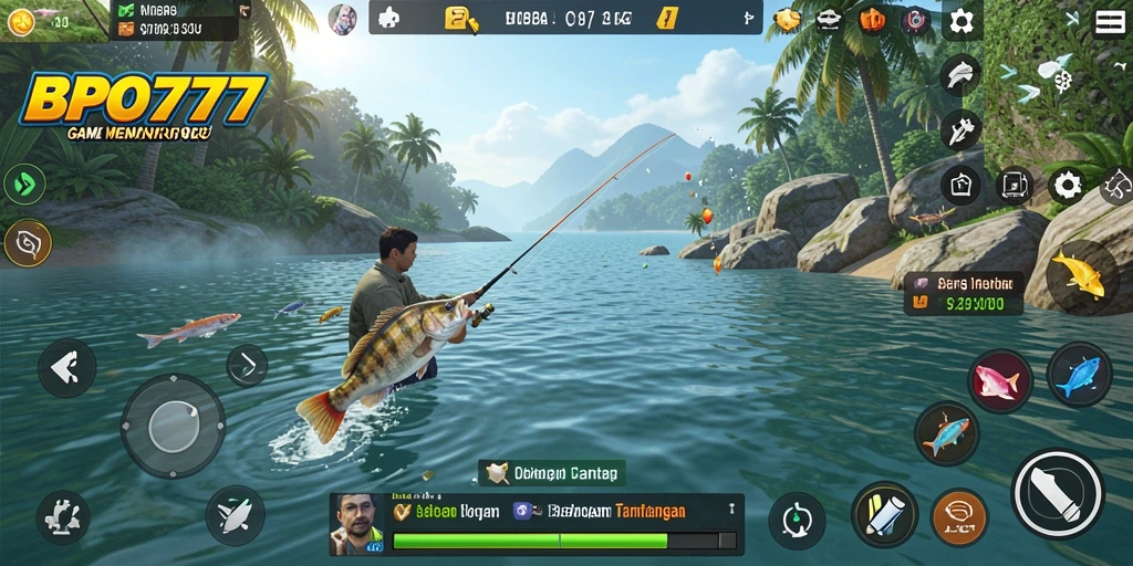 Tangkapan besar dalam gameplay BPO777 yang memukau.