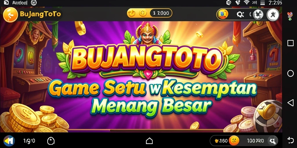 Screenshot BUJANGTOTO menunjukkan aksi seru gameplay Slot.