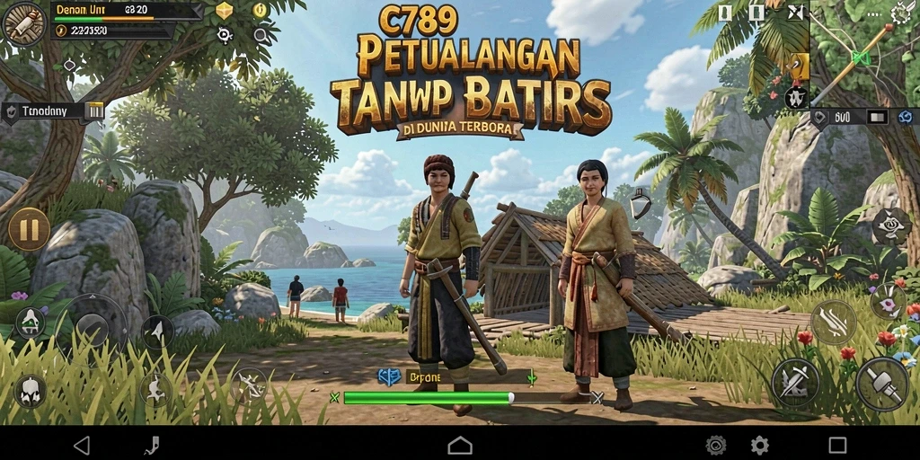 Tampilan gameplay C789 yang memukau di dunia terbuka.