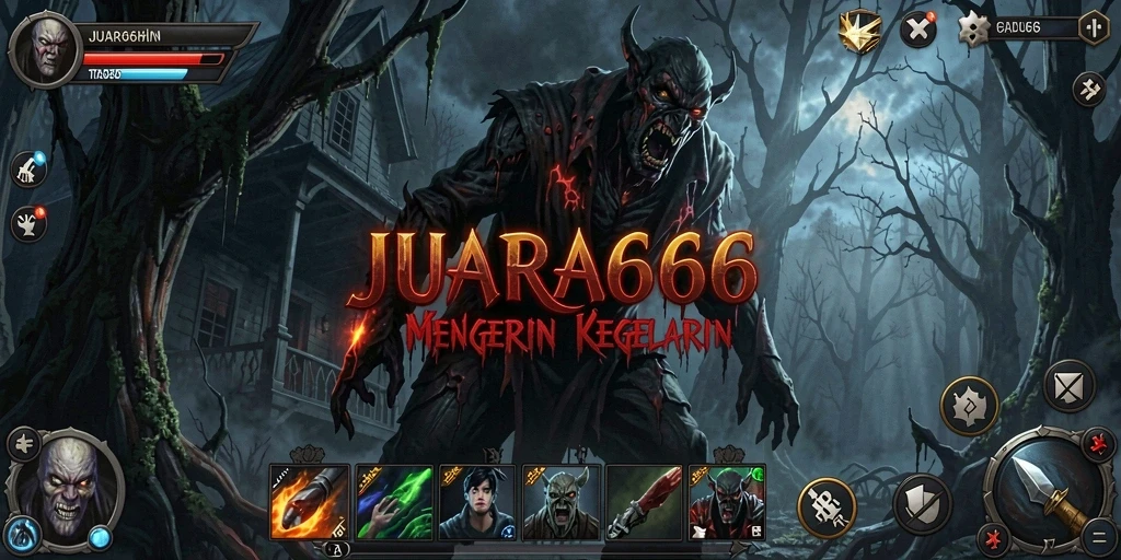 Tampilan menakutkan dari gameplay JUARA666 yang mendebarkan.