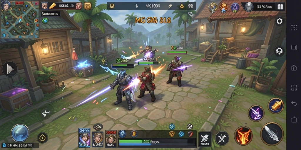 Tampilan gameplay MG108 yang strategis dan mendebarkan.