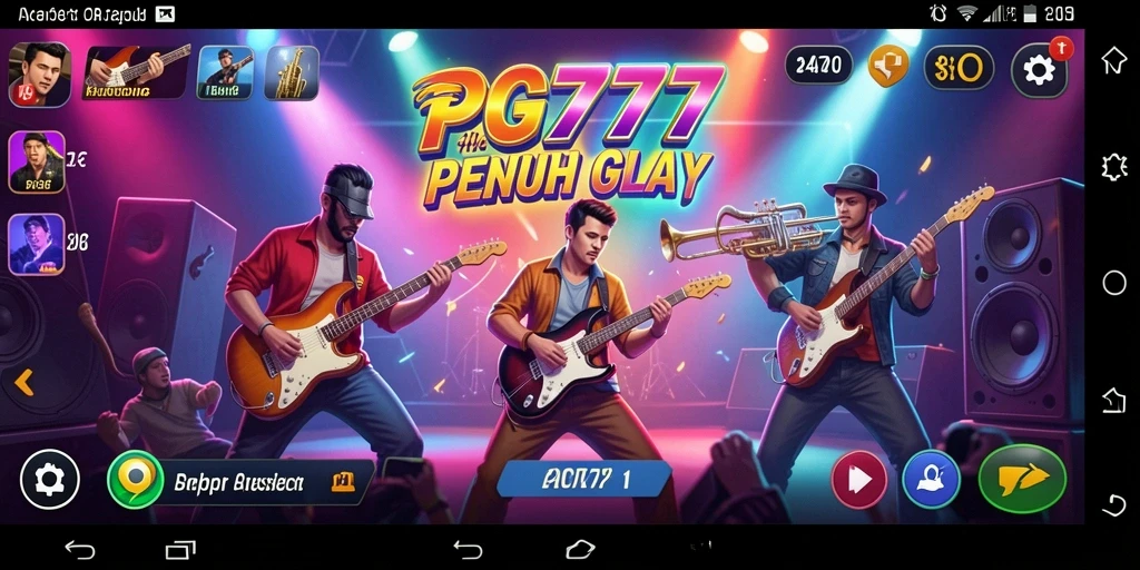 Tampilan gameplay PG777 yang seru dan interaktif dalam dunia musik.