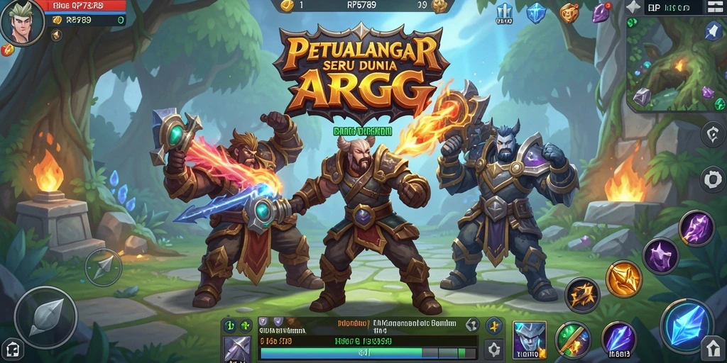 Tampilan gameplay mendebarkan di RP6789 dengan aksi pertarungan seru.