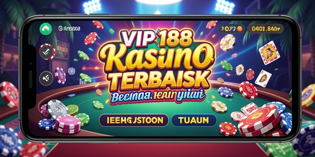 Tampilan menarik dari gameplay kasino di VIP188.